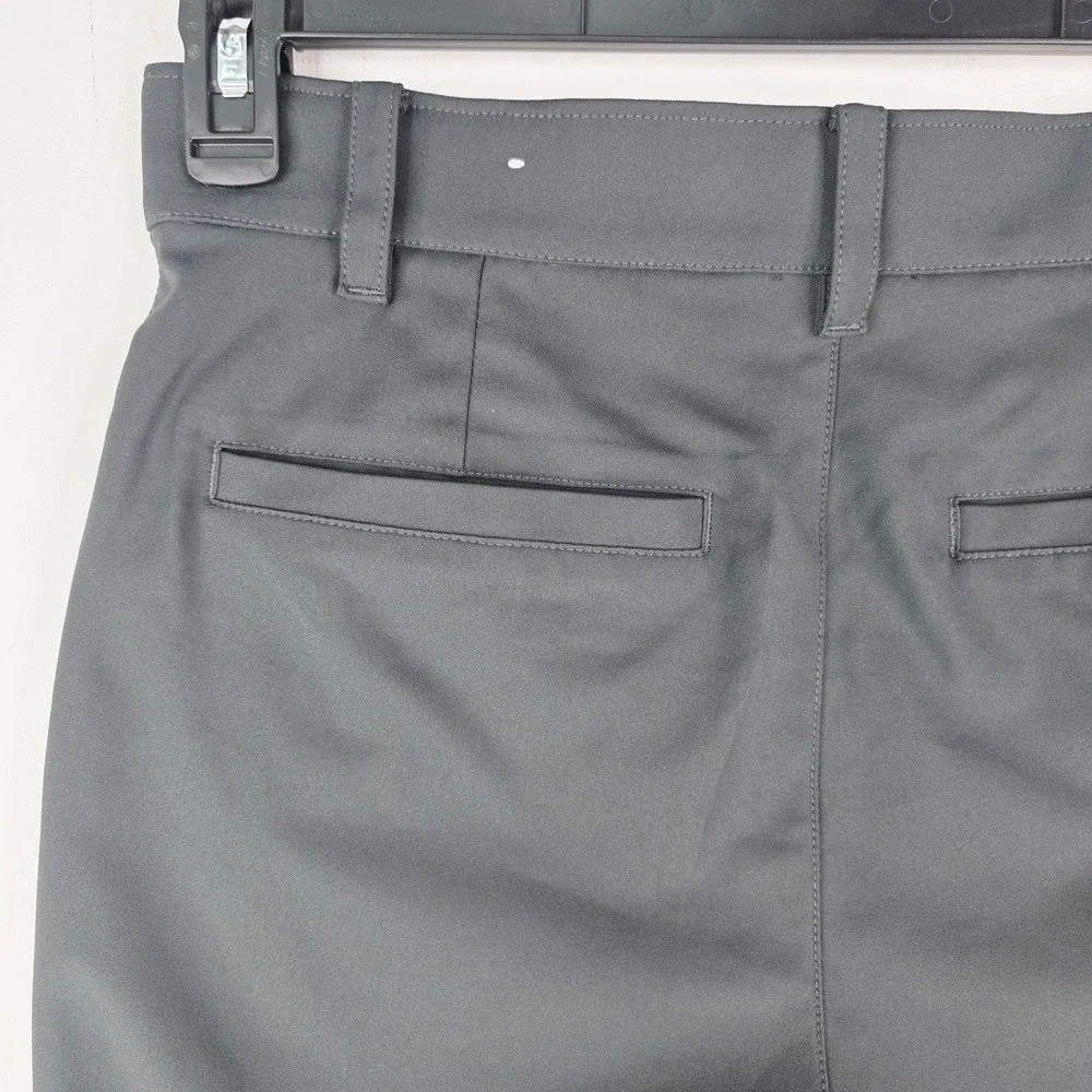Nike Dri-Fit Golf‎ Pants Dark Gray Flat Front 30x30 Fit 30X28 Performance DN2397